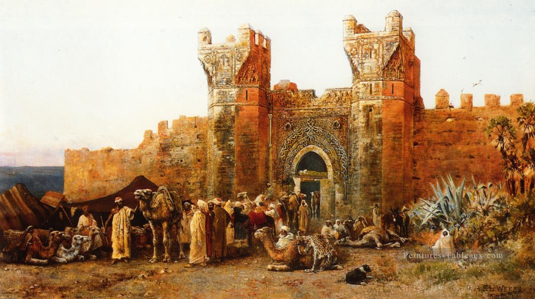 Porte de Shehal Maroc Persique Egyptien Indien Edwin Lord Weeks Peintures à l'huile
